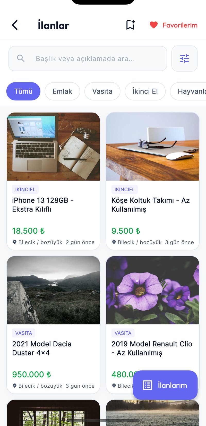 OnbirBuçuk İlanlar